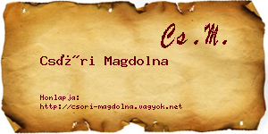 Csóri Magdolna névjegykártya